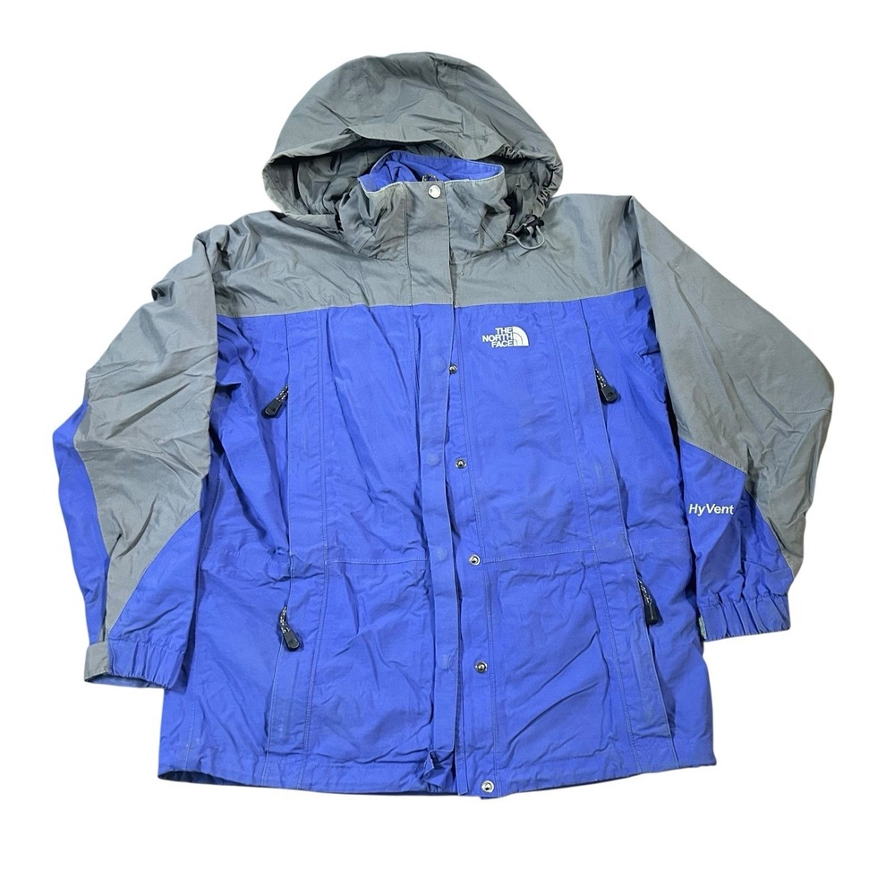 The North Face Ski Jacket Hyvent‎ Women's Size Medium Grey Blue
